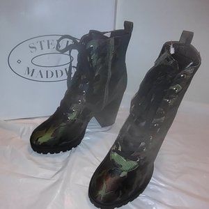 Steve Madden Latch Camouflage – Boot Size 11M NWB - CYBER MONDAY